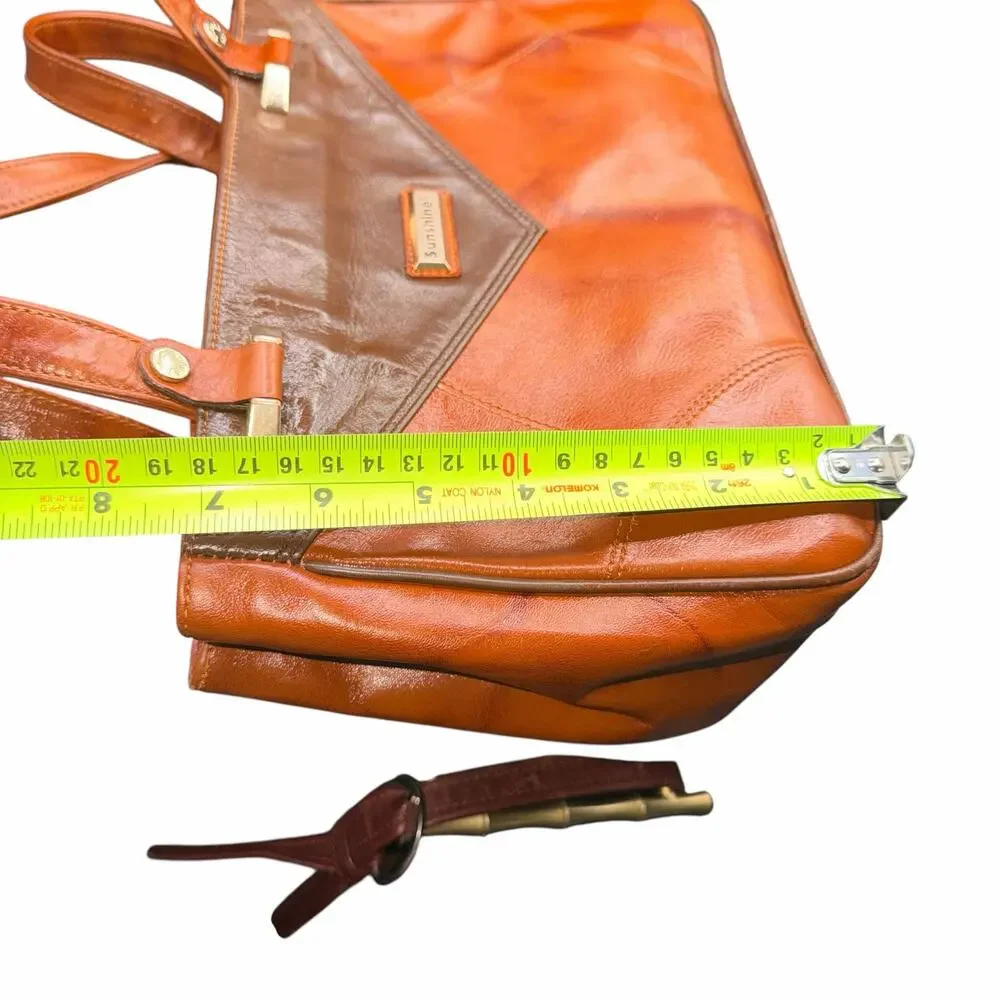 Sunshine Genuine Leather Brown Shoulder Bag Made in India